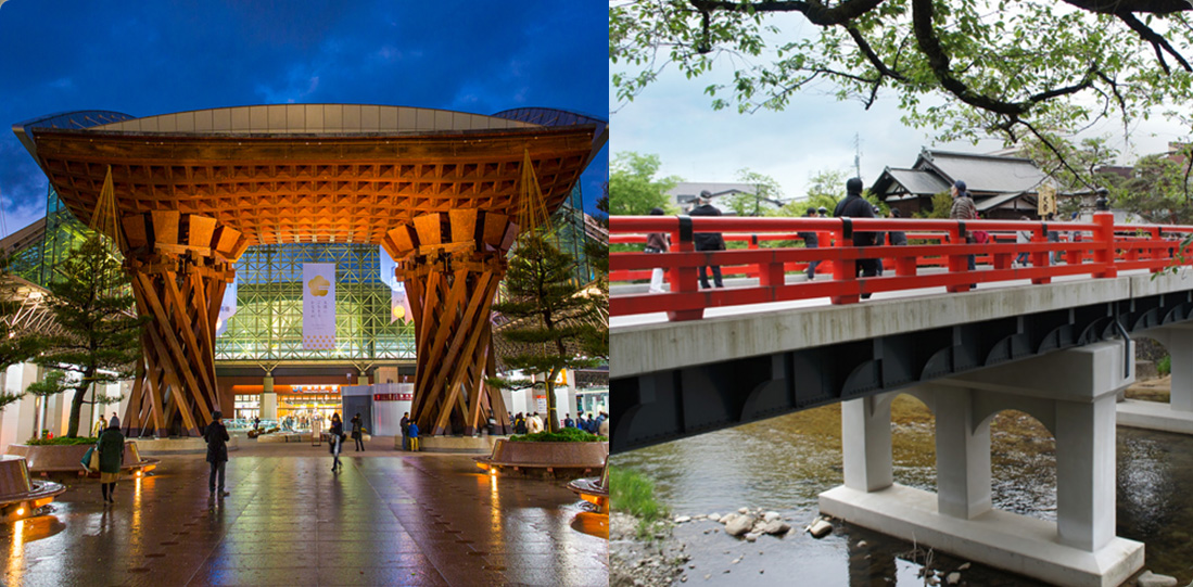 The perfect base for sightseeing! You can also visit Kanazawa and Hida Takayama