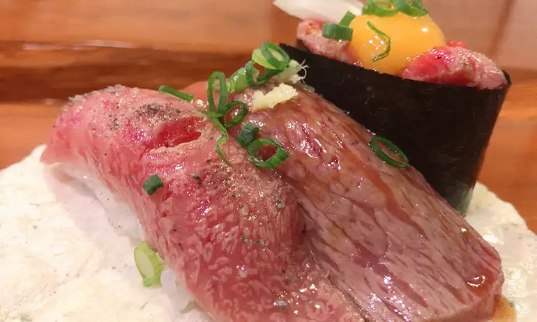 飛騨牛握り寿司